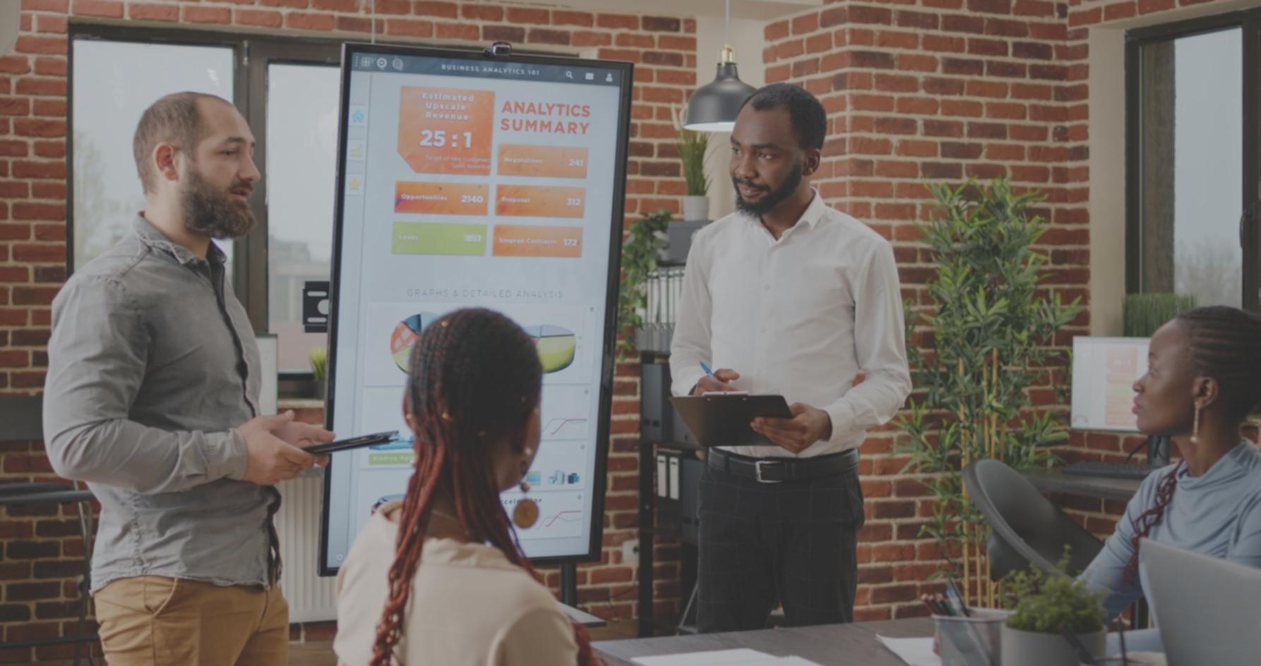 Professional communication workspace